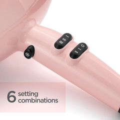 Image 5 for BaByliss 5337U Ionic Hair Dryer Rose Blush 2200w