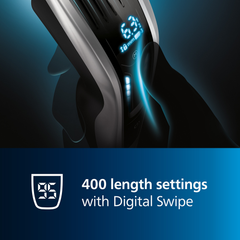 Image 2 for Hairclipper Series 9000 Cordless hair clippers with 3 accessories