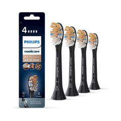 Image 1 for Sonicare A3 Premium All-in-One 4 Black sonic toothbrush heads