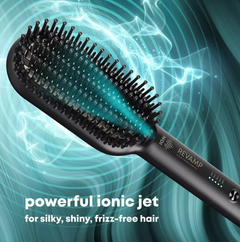 Image 3 for REVAMP DeepForm Ceramic Straightening Hot Brush - Black