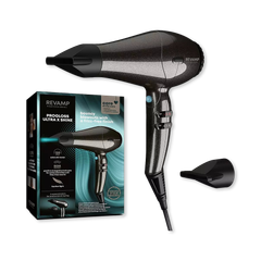 Image 1 for REVAMP Progloss Featherlite Ultra X Shine Hair Dryer - Black