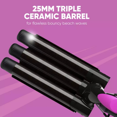 Image 5 for SBWV-2000-GB The Wavemaker Triple Barrel Waver - Black
