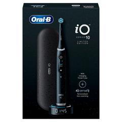 Image 3 for Oral-B iO 10 Cosmic Black Electric Toothbrush Designed By Braun
