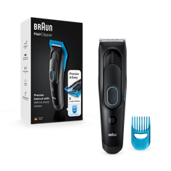 Image 1 for Braun Hair Clipper Series 5, Lifetime Sharp Blade, 9 Lengths, HC5010, Black