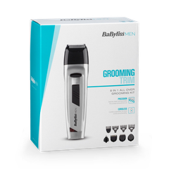 Image 1 for BaByliss 8 in 1 All Over Grooming Kit - Silver