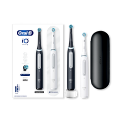 Image 2 for Oral-B iO 4 Electric Toothbrush - Black & White Duo