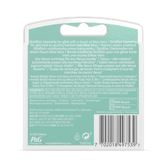 Image 4 for Gillette Venus Deluxe Smooth Sensitive Women's Razor Blade Refills, Pack of 6, 5 blades for a longer-lasting smooth shave