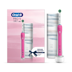 Image 2 for Oral-B Pro Series 1 680 Pink Electric Toothbrush, Designed By Braun