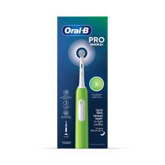 Image 1 for Oral-B Pro Junior Green Electric Toothbrush,  For Ages 6+