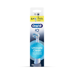 Image 1 for Oral-B iO Series Ultimate Clean, Original Brush Heads, CrissCross Bristles, 4