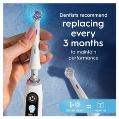 Image 5 for Oral-B iO Series Ultimate Clean, Original Brush Heads, CrissCross Bristles, 4