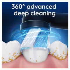 Image 3 for Oral-B iO Series Ultimate Clean Black, Original Brush Heads, CrissCross Bristles, 4