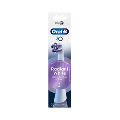 Image 2 for Oral-B iO Series Radiant White, Original Brush Heads for Teeth Whitening , 2