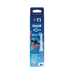Image 2 for Oral-B iO Kids 6+ Disney Stitch Electric Toothbrush Head, Gentle on wobbly teeth & gums, 2