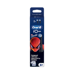 Image 3 for Oral-B iO Kids 6+ Marvel Spiderman Electric Toothbrush Head, Gentle on wobbly teeth & gums, 2