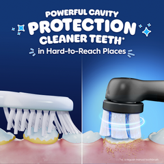 Image 4 for Oral-B iO Kids 6+ Marvel Spiderman Electric Toothbrush Head, Gentle on wobbly teeth & gums, 2