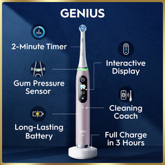 Image 5 for Oral-B iO 9 Special Edition Rose Quartz Electric Toothbrush
