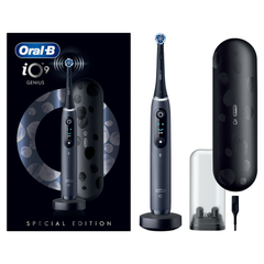 Image 2 for Oral-B iO 9 Electric Toothbrush, Black, 1 Brush Head, Charging Travel Case, Gift Edition