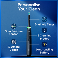 Image 5 for Oral-B iO 5 Black Electric Toothbrush