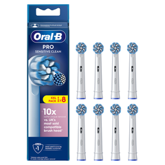 Image 2 for Oral-B Pro Sensitive Clean Toothbrush Heads with X Filament, 8 Counts