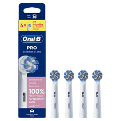Image 2 for Oral-B Pro Sensitive Clean Toothbrush Heads, 4 Counts