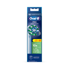 Image 1 for Oral-B Pro Cross Action Toothbrush Heads with X Filament, 8 Counts