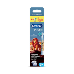 Image 2 for Oral-B PRO Kids Toothbrush Head, Featuring Disney The Lion King for Ages 3+, Pack of 4