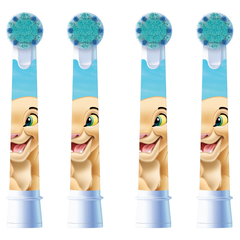 Image 3 for Oral-B PRO Kids Toothbrush Head, Featuring Disney The Lion King for Ages 3+, Pack of 4