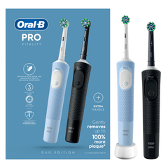Image 2 for Oral-B Pro Vitality Black & Blue Electric Toothbrushes