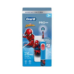 Image 3 for Oral-B Pro Kids Electric Toothbrush, 1 Handle Marvel Spider-Man, 1 Toothbrush Head, 1 Travel Case