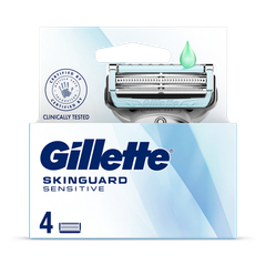 Image 1 for SkinGuard Sensitive Razor Blade Refills for Men,  4 Blades