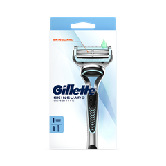 Image 1 for SkinGuard Sensitive Men’s Razor, 1 Handle, 1 Blade Refills