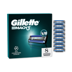 Image 2 for Mach3 Razor Refills for Men, 8 Razor Blade Refills