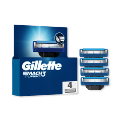 Image 2 for Mach3 Turbo Razor Refills for Men, 4 Razor Blade Refills