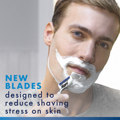 Image 3 for Mach3 Turbo Razor Refills for Men, 4 Razor Blade Refills