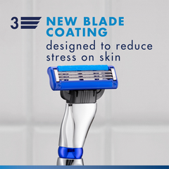 Image 5 for Mach3 Turbo Razor Refills for Men, 4 Razor Blade Refills