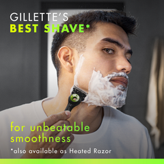 Image 3 for Labs With Exfoliating Bar Razor, 1 Handle, 5 Blades, Magnetic Stand, Shave Gel, Washbag