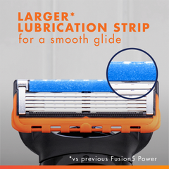 Image 5 for Fusion5 Power Razor Refill for Men, Gillette 8 Razor Blade Refill