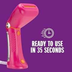 Image 4 for Conair Power Steam Dual Voltage Steamer - Pink