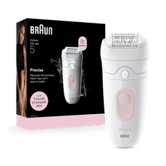 Image 1 for Braun Silk·épil 5, Wet & Dry Epilator, Easy Hair Removal, Lasting Smooth Skin, 5-000, Flamingo Pink