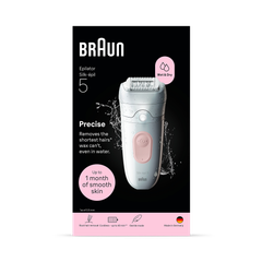 Image 3 for Braun Silk·épil 5, Wet & Dry Epilator, Easy Hair Removal, Lasting Smooth Skin, 5-000, Flamingo Pink