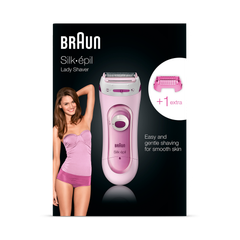 Image 1 for Braun Silk-épil Lady Shaver 5-100 Pink - Electric Shaver and Trimmer System