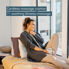 Image 2 for Cordless Shiatsu Masag Cush MG139 Beige