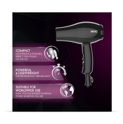 Image 4 for Wahl ZX982 Travel Hair Dryer Black