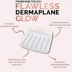 Image 2 for FLAWLESS  Dermaplane Glow Replacement Heads - Pack of 6