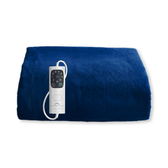 Image 2 for Snuggle Up Electric Warming Throw - Navy