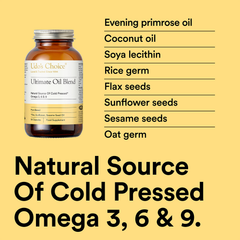 Image 4 for Ultimate Oil Blend1000mg 180's - Vegetarian & Vegan Caps