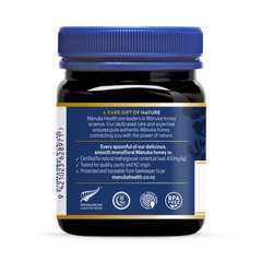 Image 3 for NZ MAN008 MGO 400+ Pure Manuka Honey 250g