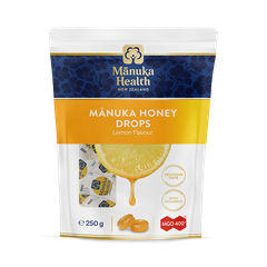 Image 1 for NZ MGO 400+ Manuka Honey Drops with Lemon 250gm-Family Pack
