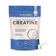 Image 1 for Inner Vitality Micronised Creatine Monohydrate Powder Unflavoured - 340g